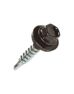 Саморез кровельный SMP2-84951-30 4.8х70 мм цинк, шайба с прокл., PT1, RAL 8017 (30 шт в пласт. конт.) Starfix