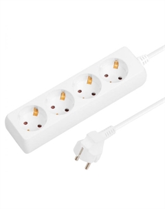 Удлинитель JP8102-28, 7м, 4 роз., 2,2кВт, с/з, ПВС 3х1 Юпитер