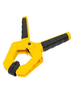 Струбцина клещеобразная усиленная 20796, 65х50 мм, двухкомпонентные рукоятки Denzel