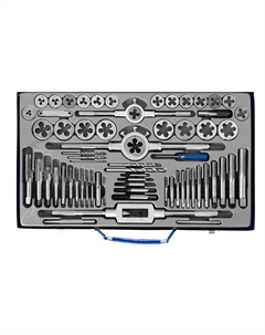 Набор метчиков и плашек "ПРОФЕССИОНАЛ" 28110-H65 (сталь Р6М5, 65 предметов) Зубр