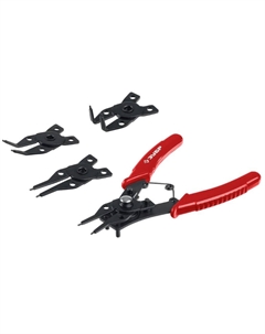 Съемник 2283 для стопорных колец, 4-в-1, 4 насадки Зубр