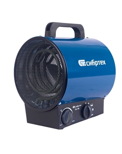 Мобильная электрическая тепловая пушка ТВ-3М 96437, для обогрева, 3 кВт Сибртех