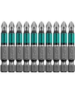 Биты PH2, 50 мм, тип хвостовика E 1/4" 26122-2-50-10, 10 шт. Kraftool