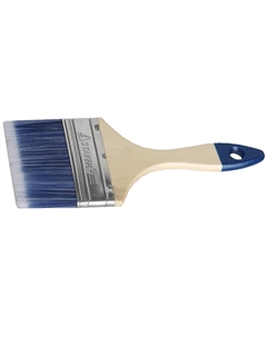 Кисть плоская "Aqua-Standard" 01032-100, искусственная щетина, деревянная ручка, 100мм Stayer