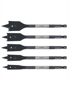 Набор сверл 29505-H5_z01 перовых по дереву, 12-16-18-20-25мм, хвостовик HEX 1/4", 5 шт Зубр