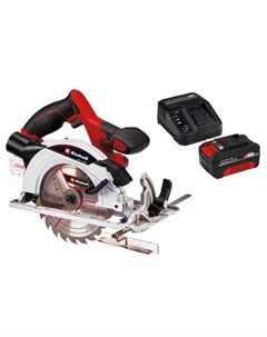 Пила циркулярная Einhel PXC TE-CS 18/165-1 Li, аккумулятор + 1 аккумулятор PXC 4Ач 18В + ЗУ 3А 4331207SET Einhell