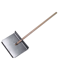 Лопата снеговая Startul ST9069-1 (350х370, тротуарная, алюм. с дер.черенком)