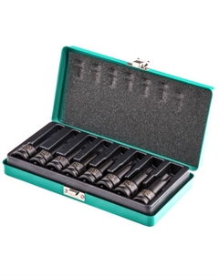 Набор ударных торцевых головок TORX 1/2" 13999 в кейсе 8 шт. Stels