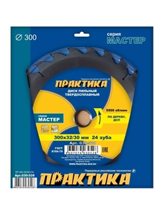 Пильный диск по дереву 030-528 (300x32/30 мм, 24 зуба) Практика