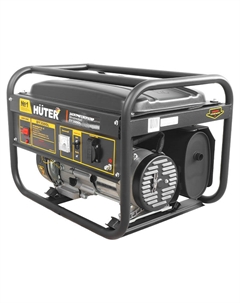 Однофазный бензиновый генератор DY3000L (ручной запуск, 2.5 кВт, емкость бака 12 л) Huter