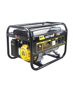 Бензиновый генератор с медной обмоткой DY4000L (ручной запуск, 4-х тактный двигатель, 3 кВт) Huter