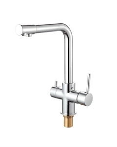Смеситель для кухни D159315-1 с выходом для питьевой воды (высота излива 300 мм, цвет хром) D-lin