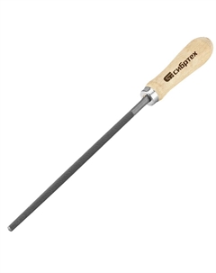 Напильник 16126, 200 мм, круглый, деревянная ручка Сибртех