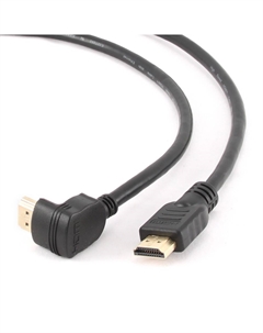 Кабель HDMI(19M)-HDMI(19M) угловой, v1.4/1.4, 3 м, черный (CC-HDMI490-10) Gembird