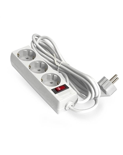 Сетевой фильтр SP-3-5G, 3-розетки, 5 м, белый (EX221184RUS) Exegate