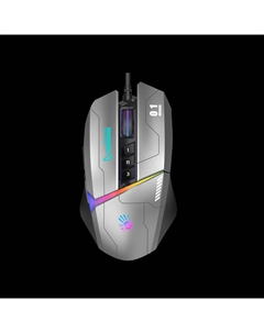 Мышь проводная Bloody W60 Max Gun, 10000dpi, оптическая светодиодная, USB, серый/черный (W60 MAX GUN) A4tech