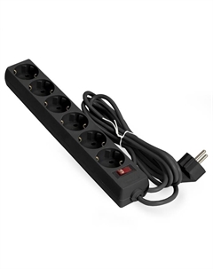 Сетевой фильтр SP-6-3B, 6-розеток, 3 м, черный (EX119393RUS) Exegate
