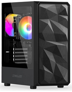 Системный блок TECLAST G01, Intel Core i5 12400F 2.5 ГГц, 16Gb RAM, 1Tb SSD, NVIDIA GeForce RTX 3050 6Gb, W11Pro, черный (G01 12400F16G1T3050KRU) Teclast