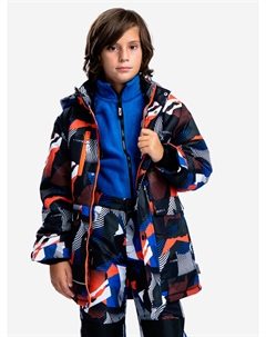 Куртка демисезонная с капюшоном мультицвет, Мультицвет Button blue