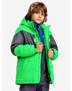 Куртка зимняя с капюшоном зеленая, Зеленый Button blue