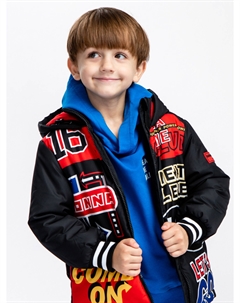 Куртка с капюшоном черная, Черный Button blue