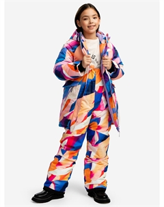 Пальто зимнее мультицвет, Мультицвет Button blue