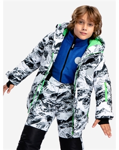 Куртка зимняя с принтом, Мультицвет Button blue