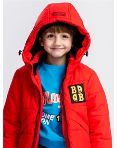 Куртка с патчем красная, Красный Button blue