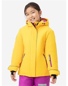 Куртка демисезонная с мембраной и принтом желтая, Желтый Button blue