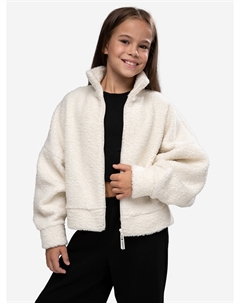Толстовка плюшевая для девочки, Белый Looklie