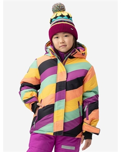 Куртка зимняя с мембраной и принтом разноцветная, Мультицвет Button blue