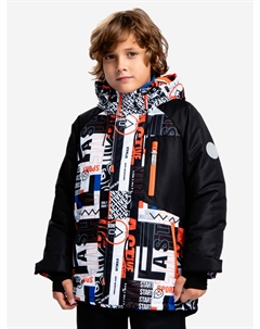 Куртка демисезонная с капюшоном мультицвет, Мультицвет Button blue