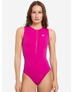 Купальник слитный женский, Розовый Fila