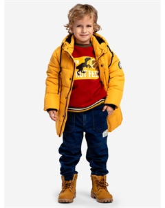 Пальто зимнее желтое, Желтый Button blue