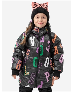 Пальто зимнее с капюшоном черное, Черный Button blue