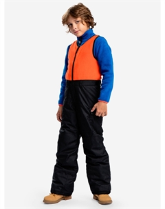 Полукомбинезон флисовый с лямками черный, Черный Button blue