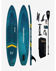 Надувная двухслойная SUP-доска E-SUP Meditation 11' 335-84-15cm, Зеленый E-surfer