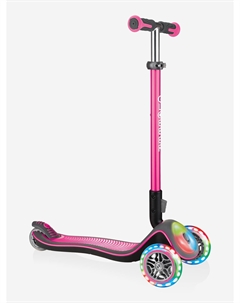 Самокат ELITE DELUXE FLASH LIGHTS, Розовый Globber