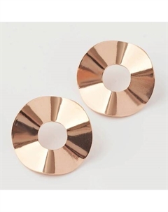 Серьги-гвоздики покрытые золотом Shine&beauty