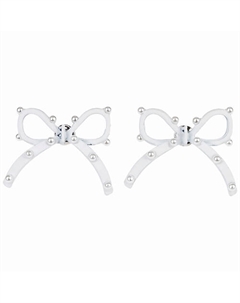 Серьги-гвоздики с подвесками Бантики Lukky