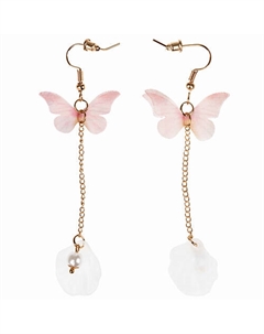 Серьги с подвесками Нежные бабочки Lukky