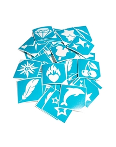 Набор трафаретов для блеск тату Kildimia