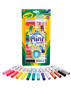Смываемые мини-фломастеры Pip-Squeaks Mini Markers Crayola