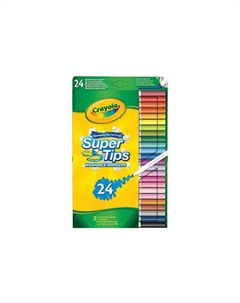 Смываемые фломастеры Supertips Washable Crayola