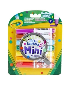 Смываемые мини-фломастеры Mini Washable Markers Crayola