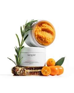 Скраб для тела с морской солью, натуральными маслами MARIGOLD 200 Lunar laboratory