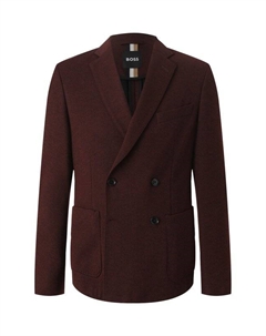 Пиджак из хлопка и вискозы Boss