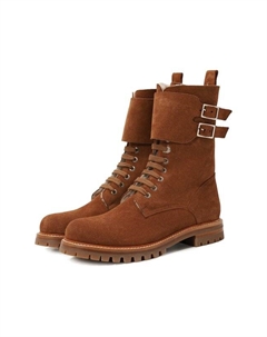 Замшевые ботинки Kiton