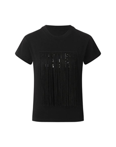 Хлопковая футболка Mm6