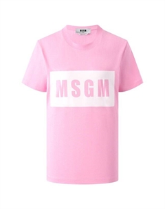 Хлопковая футболка Msgm